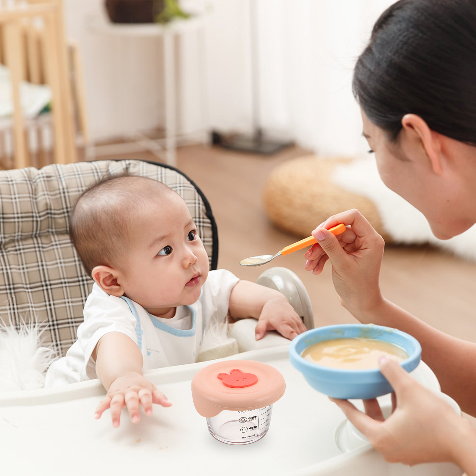 2Pcs Baby Food Storage Contain - Food Storage Glass Box recension och pris