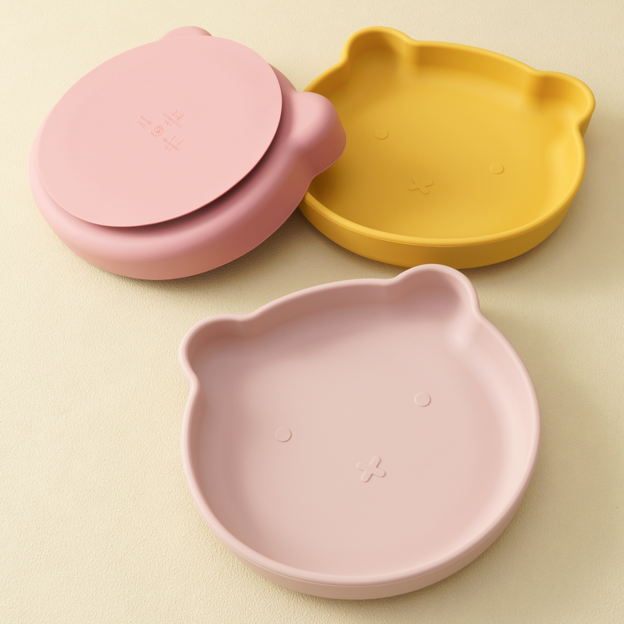 1PC Silicone Baby Dishes Sucti - Food Storage 1 Year recension och pris