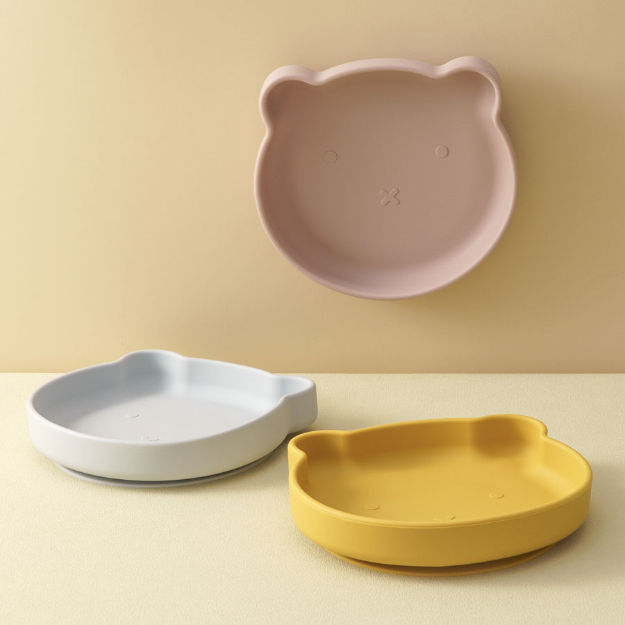 1PC Silicone Baby Dishes Sucti - Food Storage 1 Year recension och pris