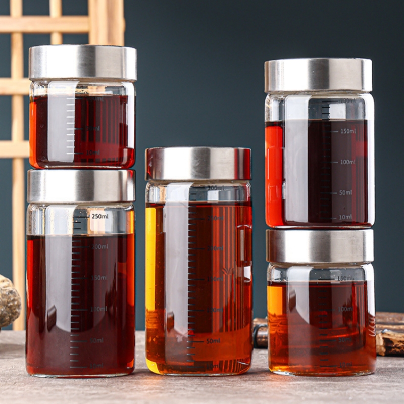 2Pcs 100-500ml Glass Storage C - Food Storage Set Glass recension och pris