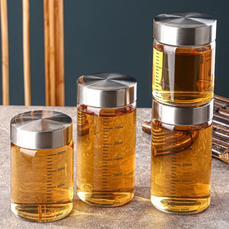 2Pcs 100-500ml Glass Storage C - Food Storage Set Glass recension och pris