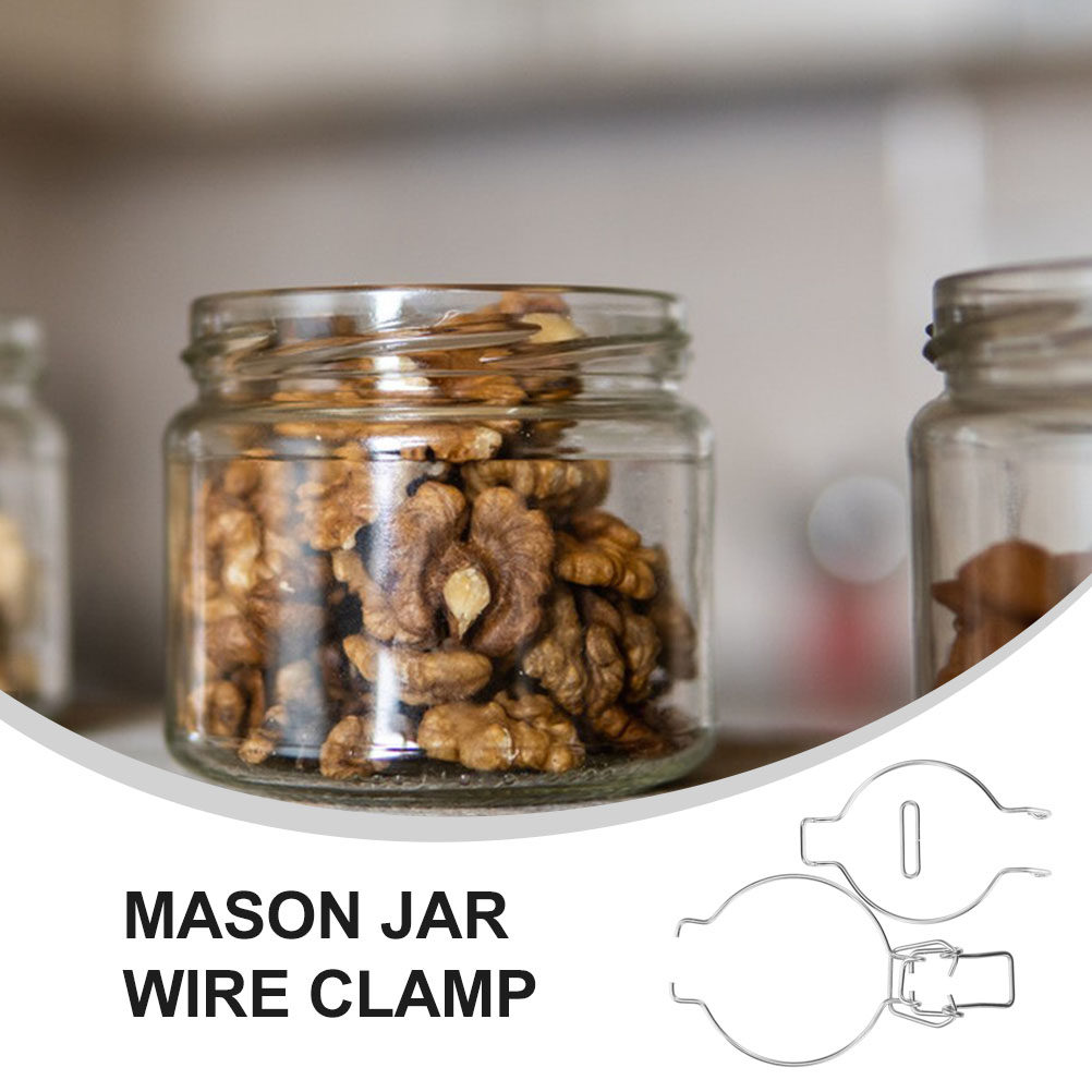 12Pcs Glass Jar Wire Clamps St - Food Storage Glass recension och pris