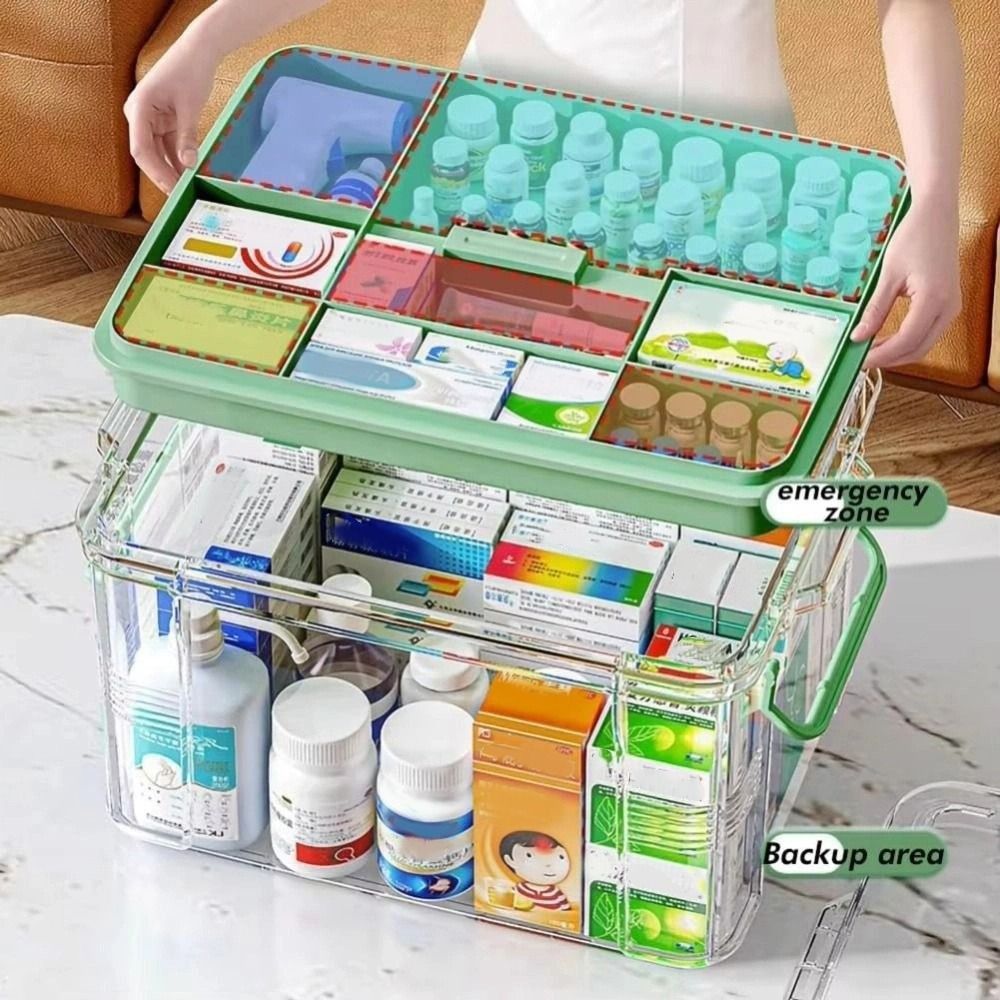 Double Layers Pill Storage Box - Food Storage Emergency recension och pris