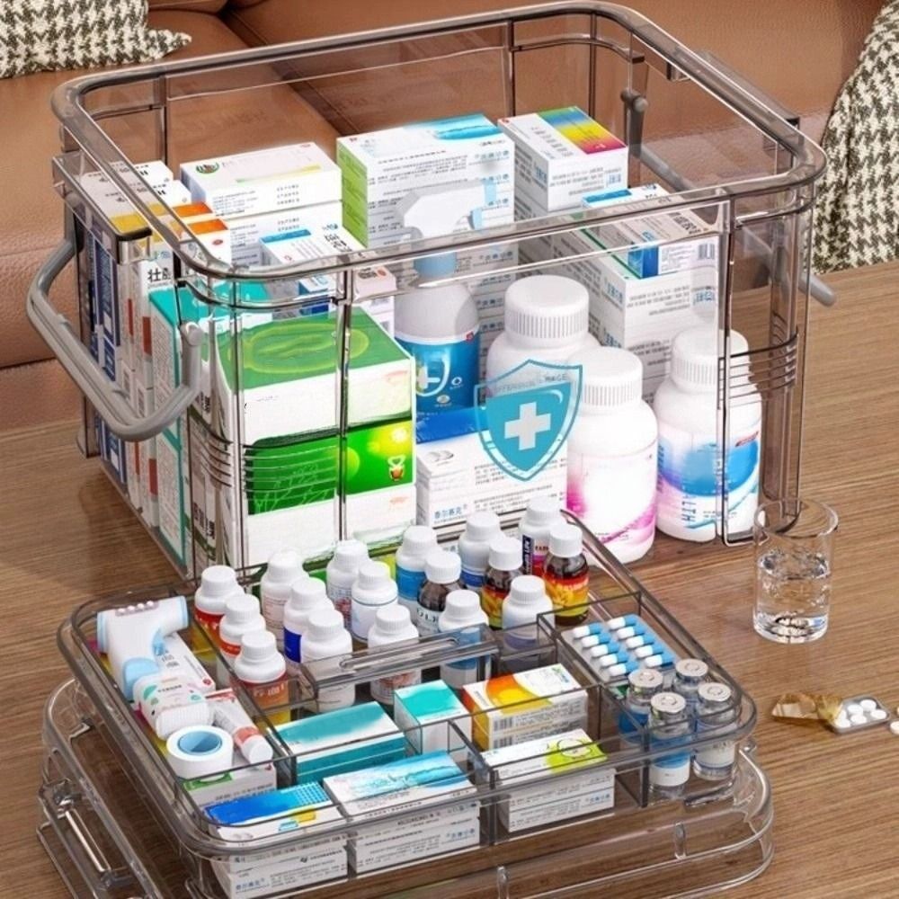 Double Layers Pill Storage Box - Food Storage Emergency recension och pris