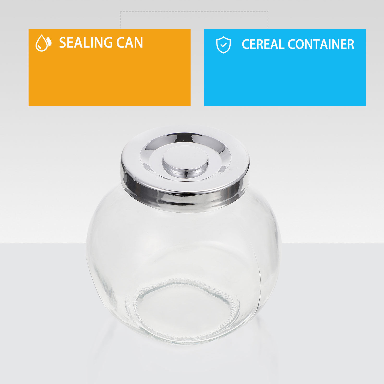 2Pcs Fruit Jam Storage Bottles - Food Storage Glass recension och pris