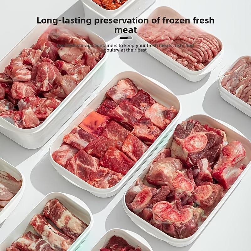 10Pcs Reusable Stackable Food  - Food Storage Unit recension och pris