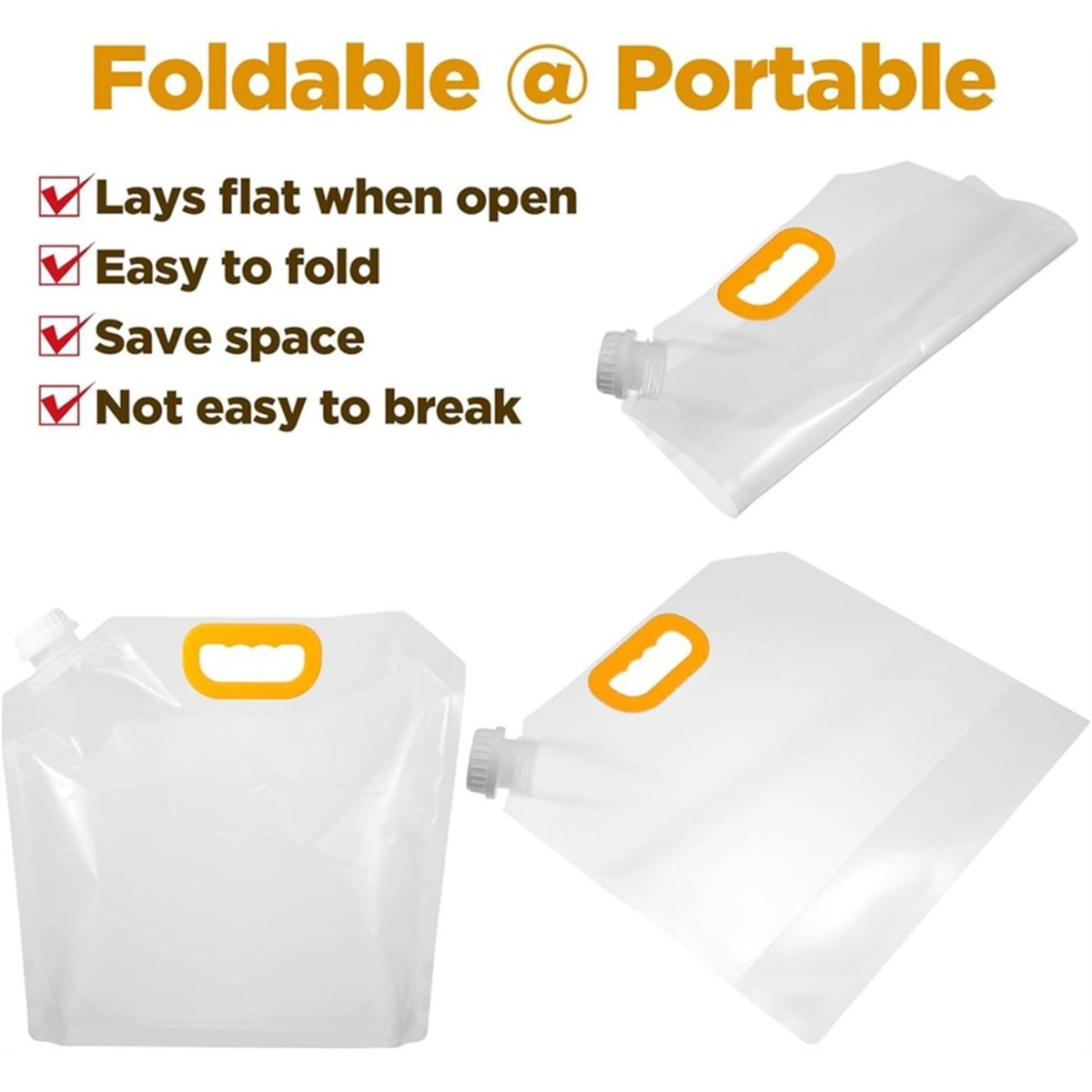 T22C 20 Pcs 1.3 Gallon Foldabl - Food Storage Emergency recension och pris