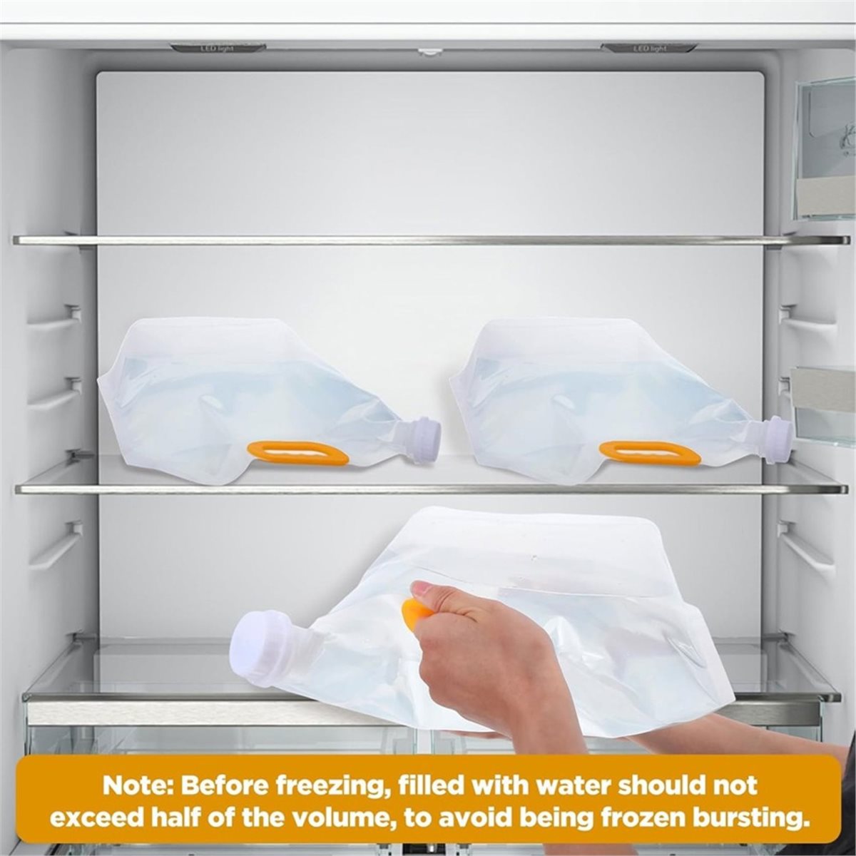 T22C 20 Pcs 1.3 Gallon Foldabl - Food Storage Emergency recension och pris