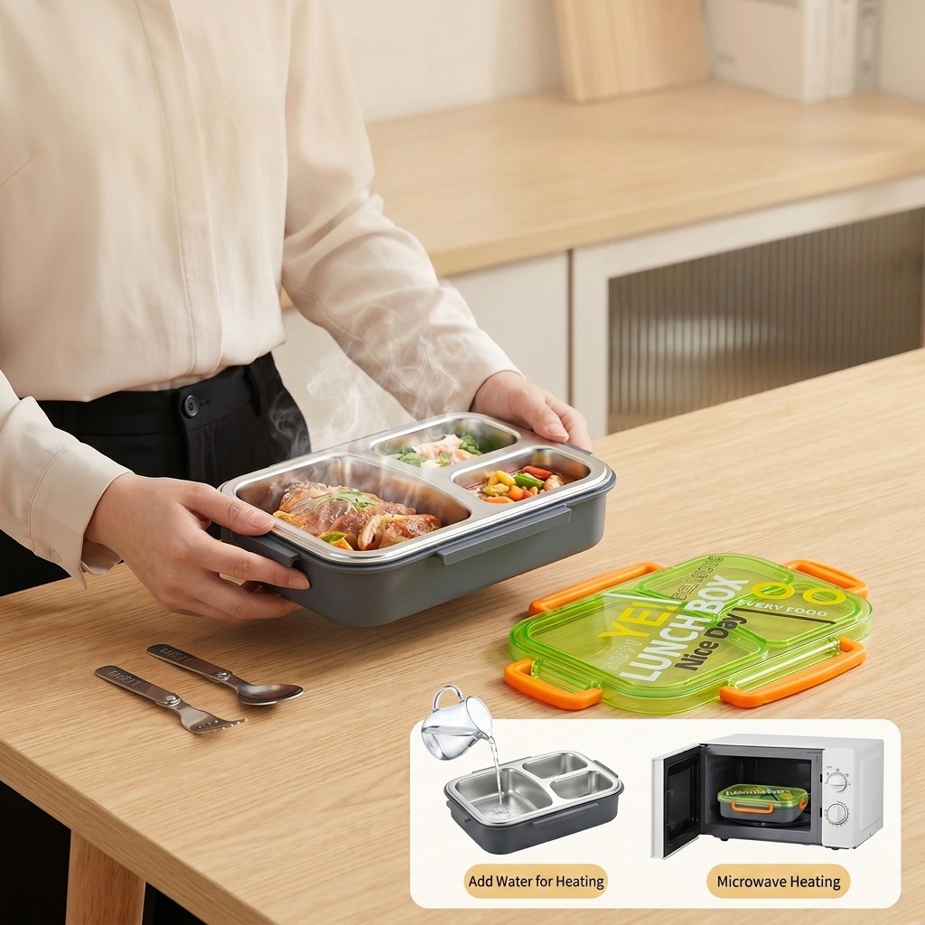 Microwavable 304 Stainless Ste - Food Storage Made Easy recension och pris