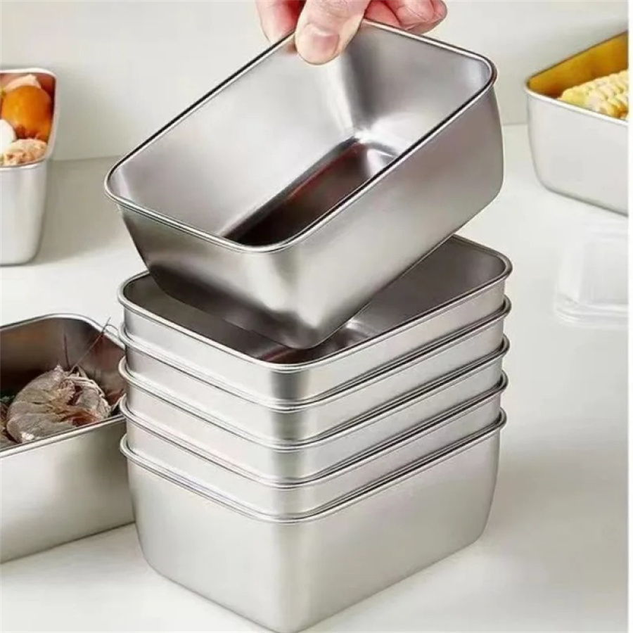 1/3/5pcs Stainless Steel Food  - Food Storage Made Easy recension och pris