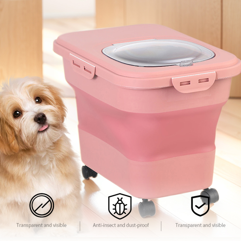 Collapsible Dry Cat Food Box 2 - Food Storage Made Easy recension och pris