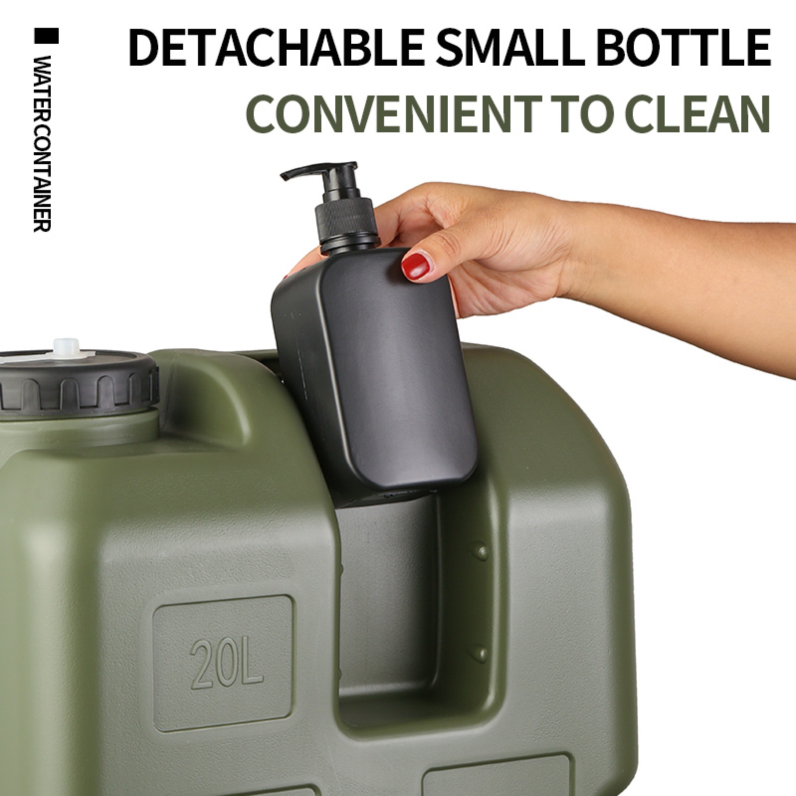 20L Camping Water Container wi - Food Storage Emergency recension och pris