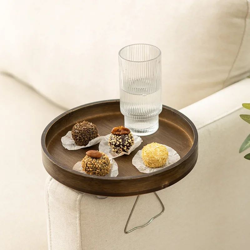 Sofa Side Clip-on Tray Table,  - Storage Food Tray recension och pris